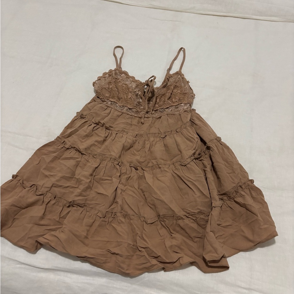 Ocean Drive Tan Dress